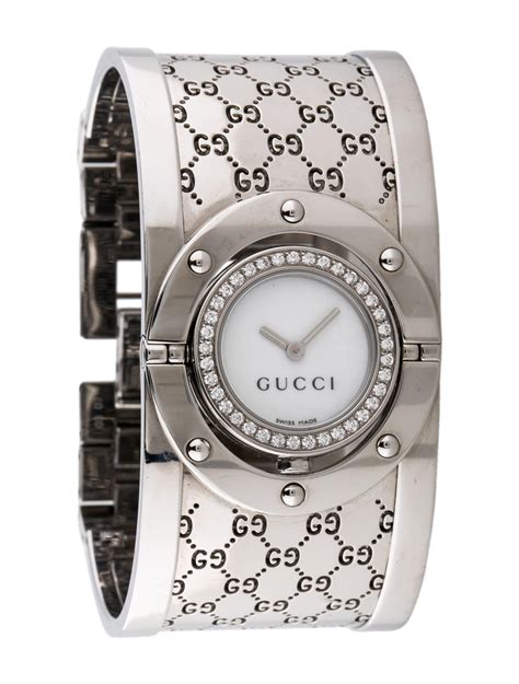 gucci twirl diamond watch|gucci twirl watches for women.